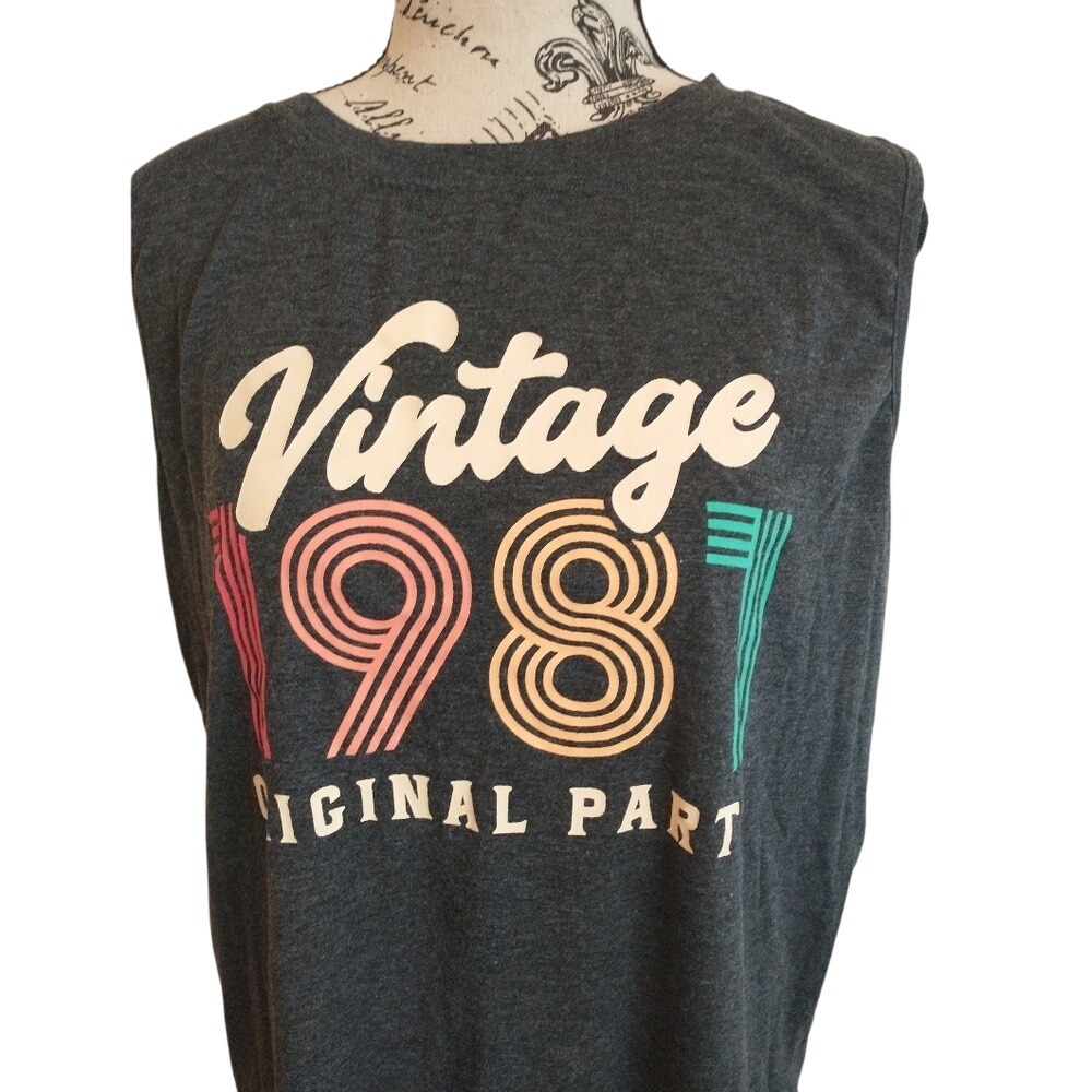 Vintage 1981 Graphic Tank Top - Picture 3 of 5